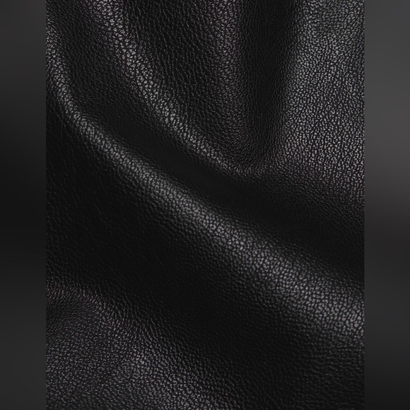 NWT Spanx‎ Faux Leather Sheath Dress Black Sleeveless Medium - Picture 6 of 11